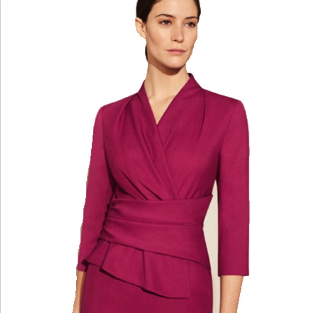 The Fold Arlington Dress Magenta UK10/US6